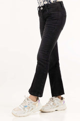 Junior Girl Charcoal Denim Jeans 224-421-008