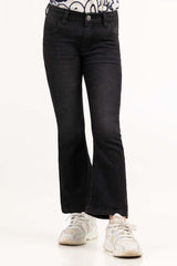 Junior Girl Charcoal Denim Jeans 224-421-008