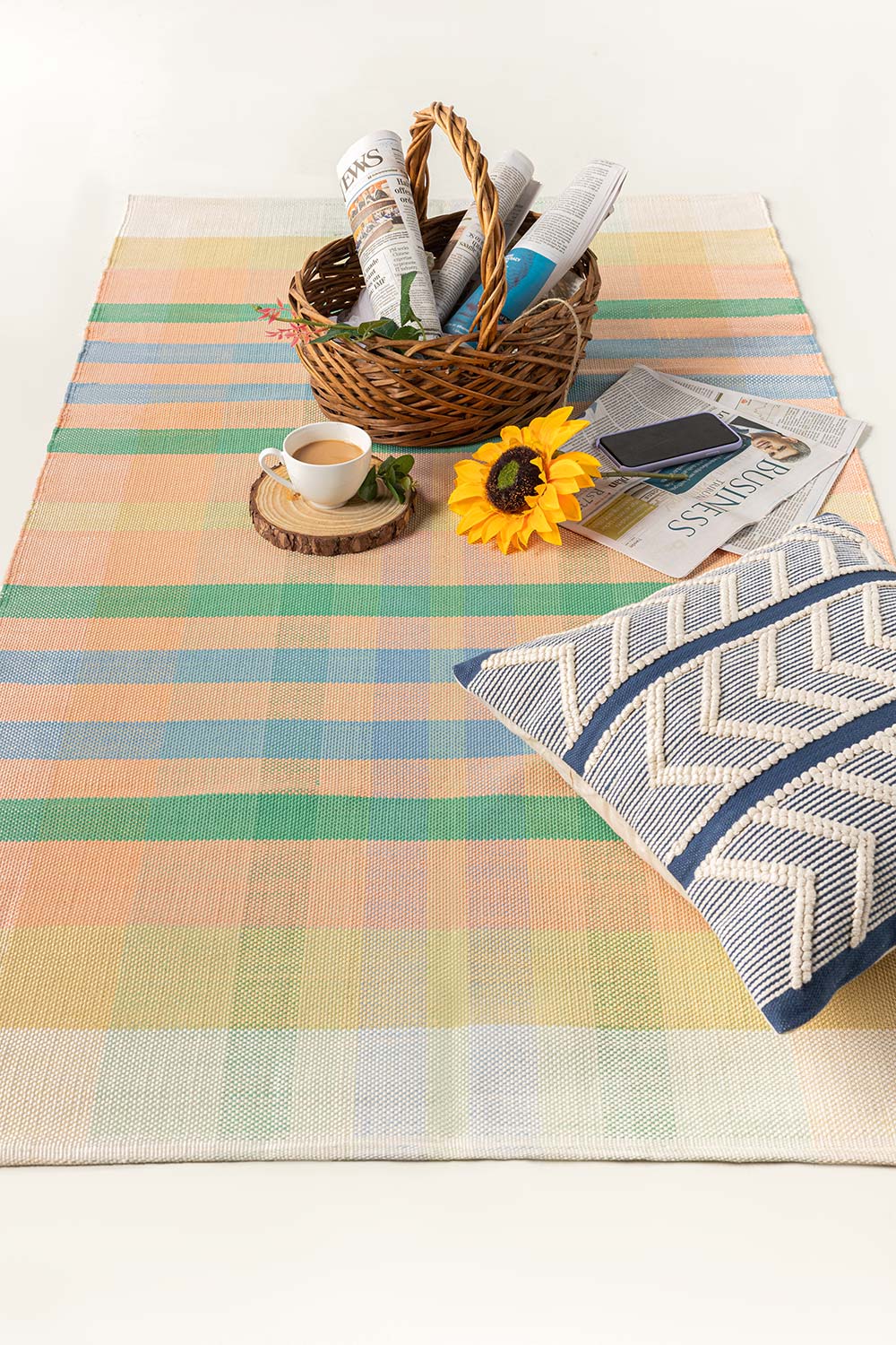 Checks Woven Rug