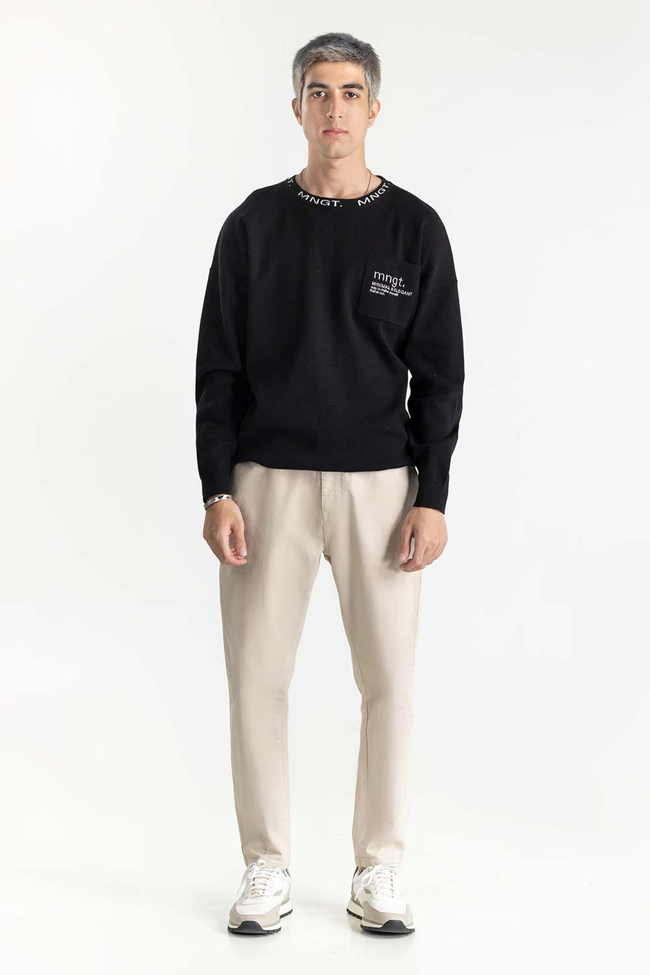 Chest Pocket Sweater 224-111-053