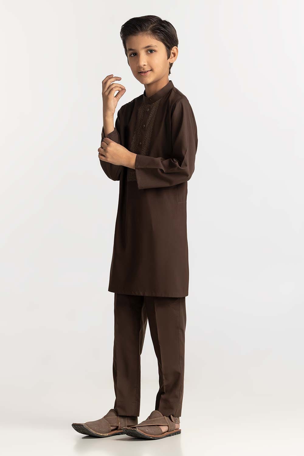 Chocolate Brown Styling Suit SK-KS24-070