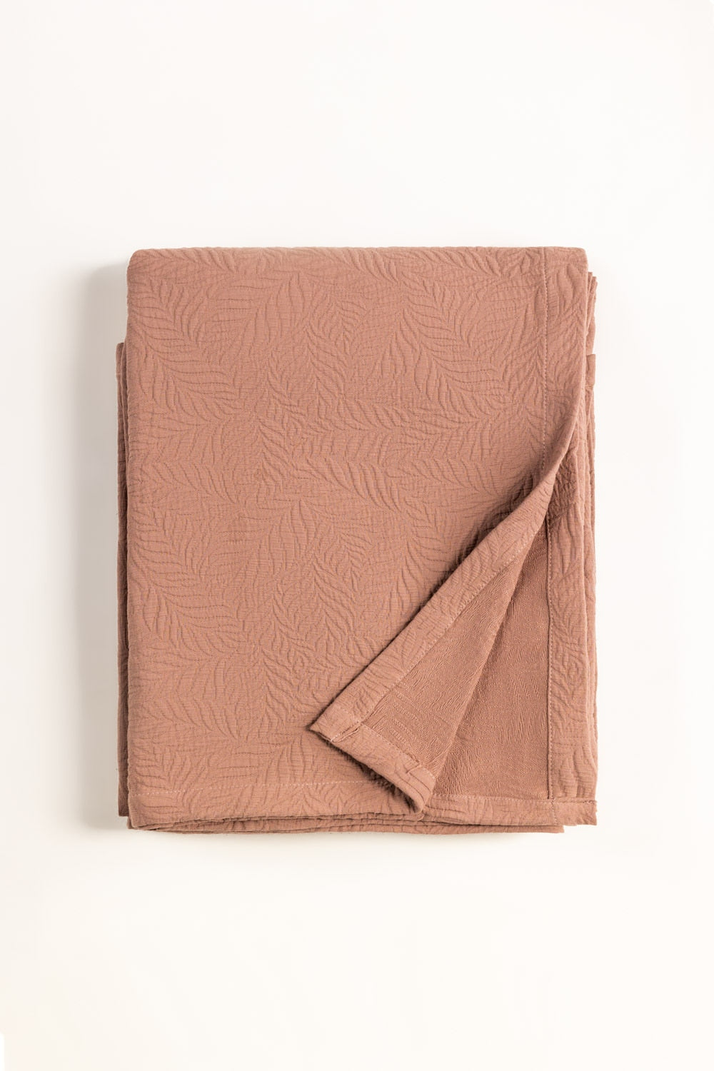 Cinnamon Matelasse Blanket