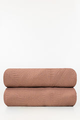 Cinnamon Matelasse Blanket