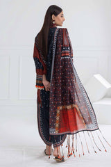 3 Piece Unstitched Printed Lawn Suit CL-42165