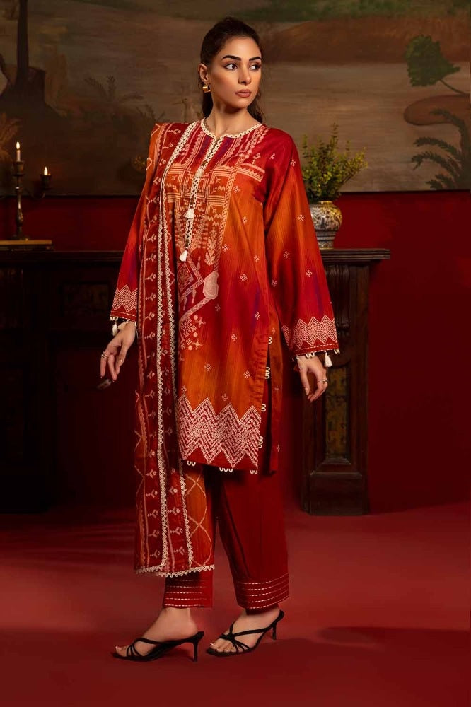 3 Piece Printed Lawn Unstitched Suit