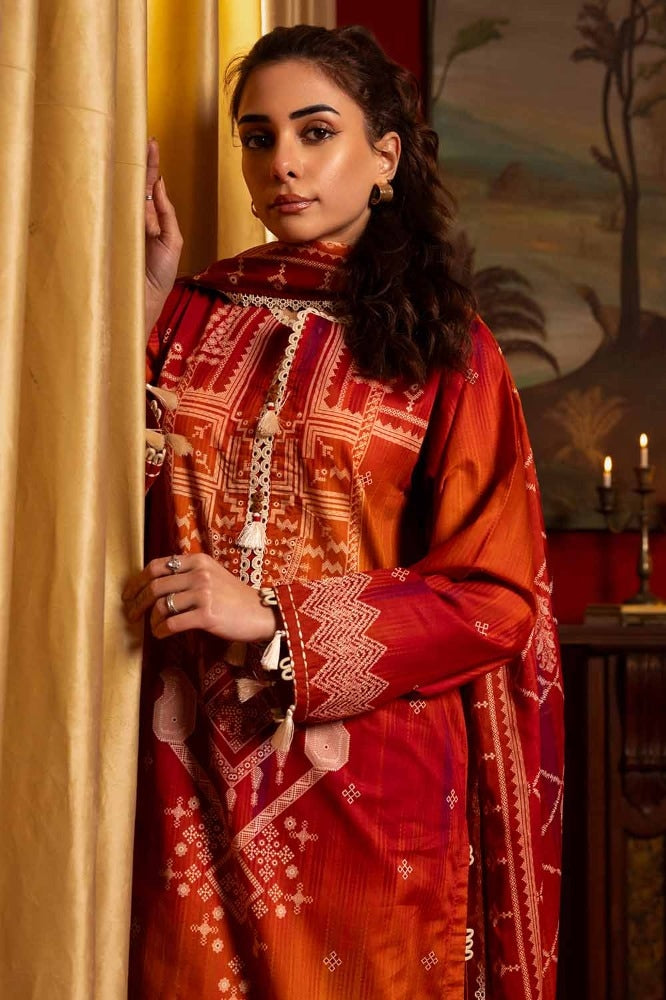 3 Piece Printed Lawn Unstitched Suit