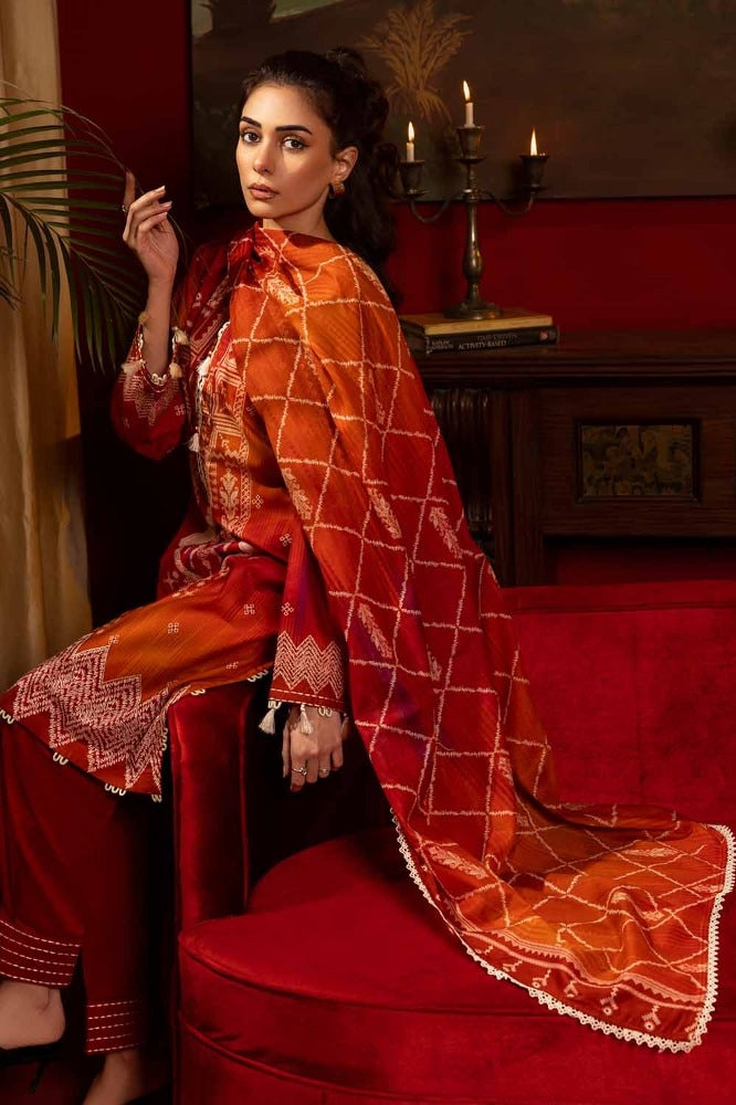 3 Piece Printed Lawn Unstitched Suit