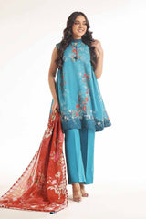 3 Piece Unstitched Printed Lawn Suit CL-42222