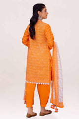 3 Piece Unstitched Printed Lawn Suit with Lacquer Printed Lawn Dupatta CL-42242 B