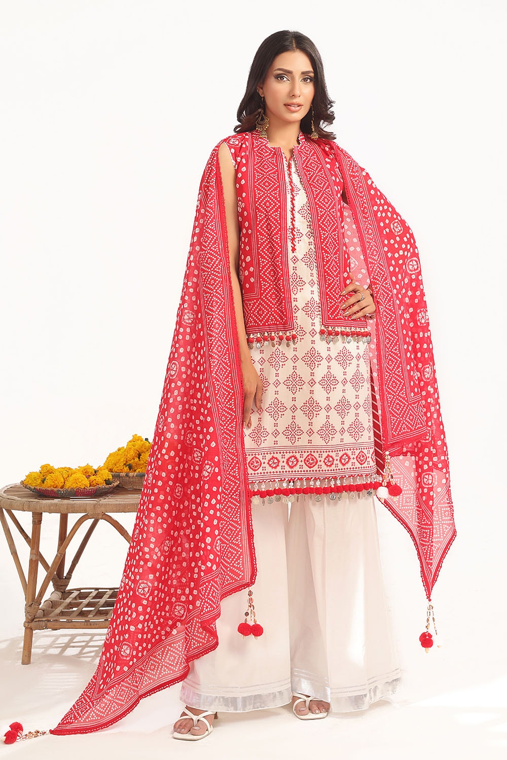 3 Piece Unstitched Printed Lawn Suit CL-42316 A