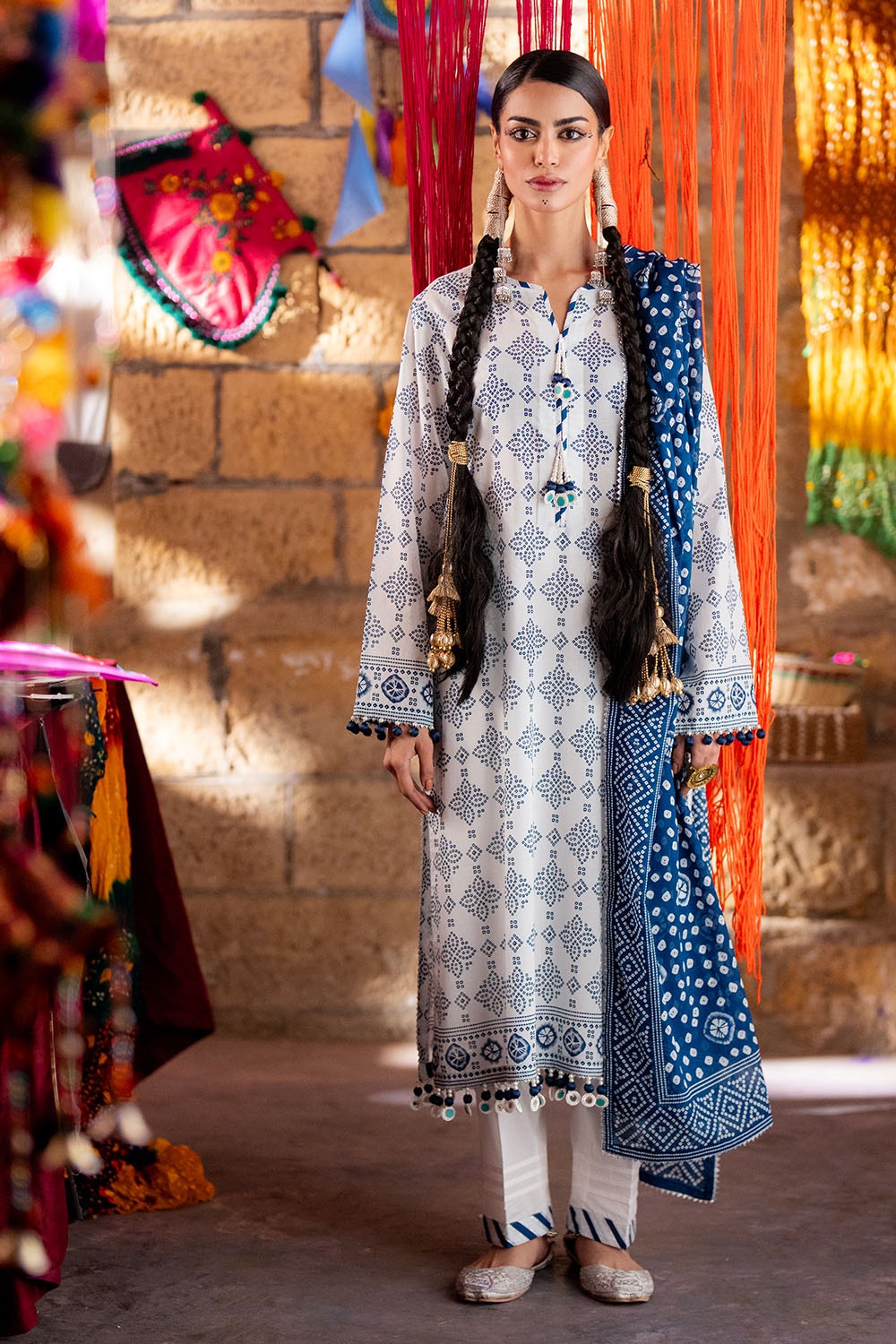 3 Piece Unstitched Printed Lawn Suit CL-42316 B