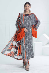 3 Piece Unstitched Printed Lawn Suit CL-52423