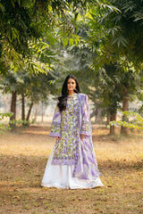 3 Piece Unstitched Printed Lawn Suit CL-52426