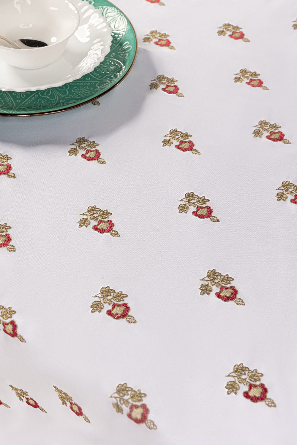Classic Embroidered Table Cover