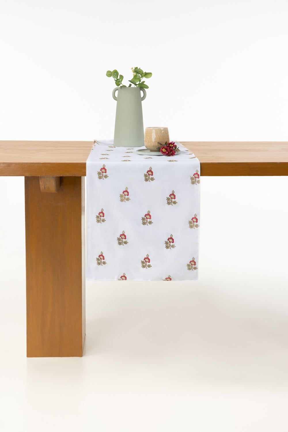 Classic Embroidered Table Runner