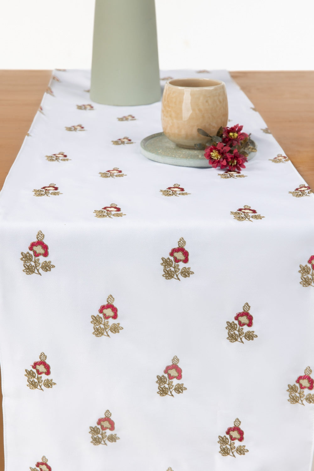 Classic Embroidered Table Runner