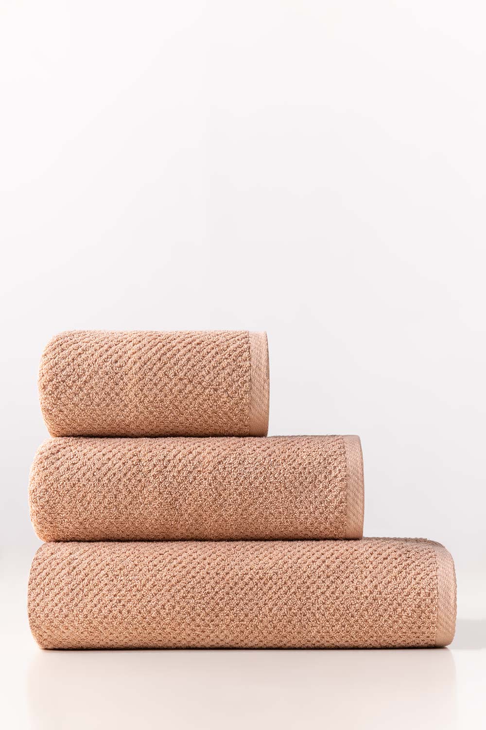 Clay Plain Combed Towel