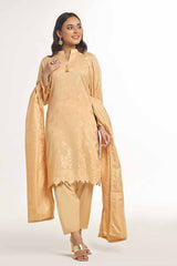 3 Piece Unstitched Lawn Jacquard Suit CLF-42028