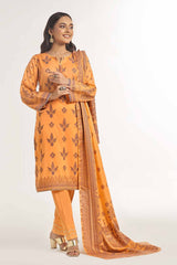 3 Piece Unstitched Lawn Jacquard Suit CLF-42035