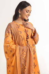 3 Piece Unstitched Lawn Jacquard Suit CLF-42035
