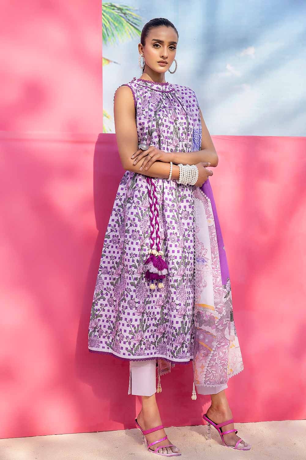 3 Piece Unstitched Printed Lawn Suit CLP-32288