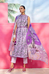 3 Piece Unstitched Printed Lawn Suit CLP-32288