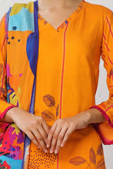 3 Piece Unstitched Printed Lawn Suit CLP-42204