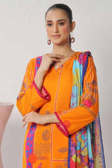 3 Piece Unstitched Printed Lawn Suit CLP-42204