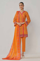 3 Piece Unstitched Printed Lawn Suit CLP-42258