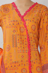 3 Piece Unstitched Printed Lawn Suit CLP-42258
