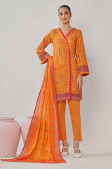 3 Piece Unstitched Printed Lawn Suit CLP-42258