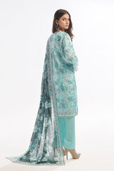 3 Piece Unstitched Printed Lawn Suit CLP-52017