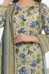 3 Piece Unstitched Printed Lawn Suit CLP-52022