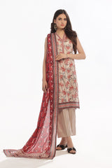 3 Piece Unstitched Printed Lawn Suit CLP-52025