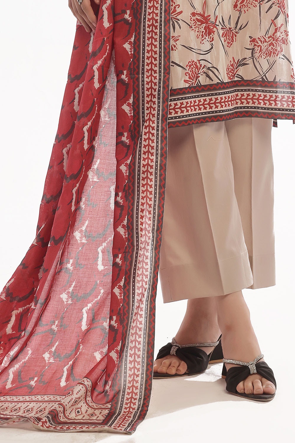 3 Piece Unstitched Printed Lawn Suit CLP-52025