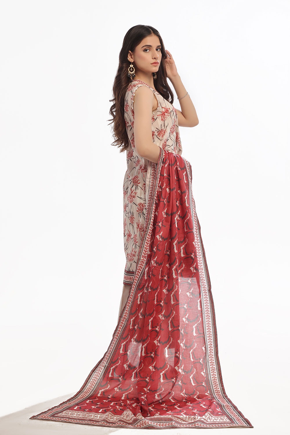 3 Piece Unstitched Printed Lawn Suit CLP-52025