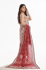 3 Piece Unstitched Printed Lawn Suit CLP-52025