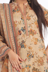 3 Piece Unstitched Printed Lawn Suit CLP-52030