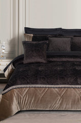 Coco Embossed Velvet Comforter Set