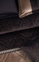Coco Embossed Velvet Comforter Set