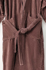 Cocoa Combed Bathrobe