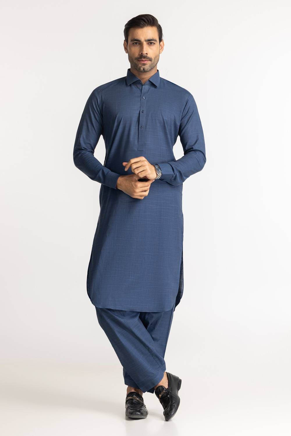 Concept Slub Unstitched Fabric Cotton-LF