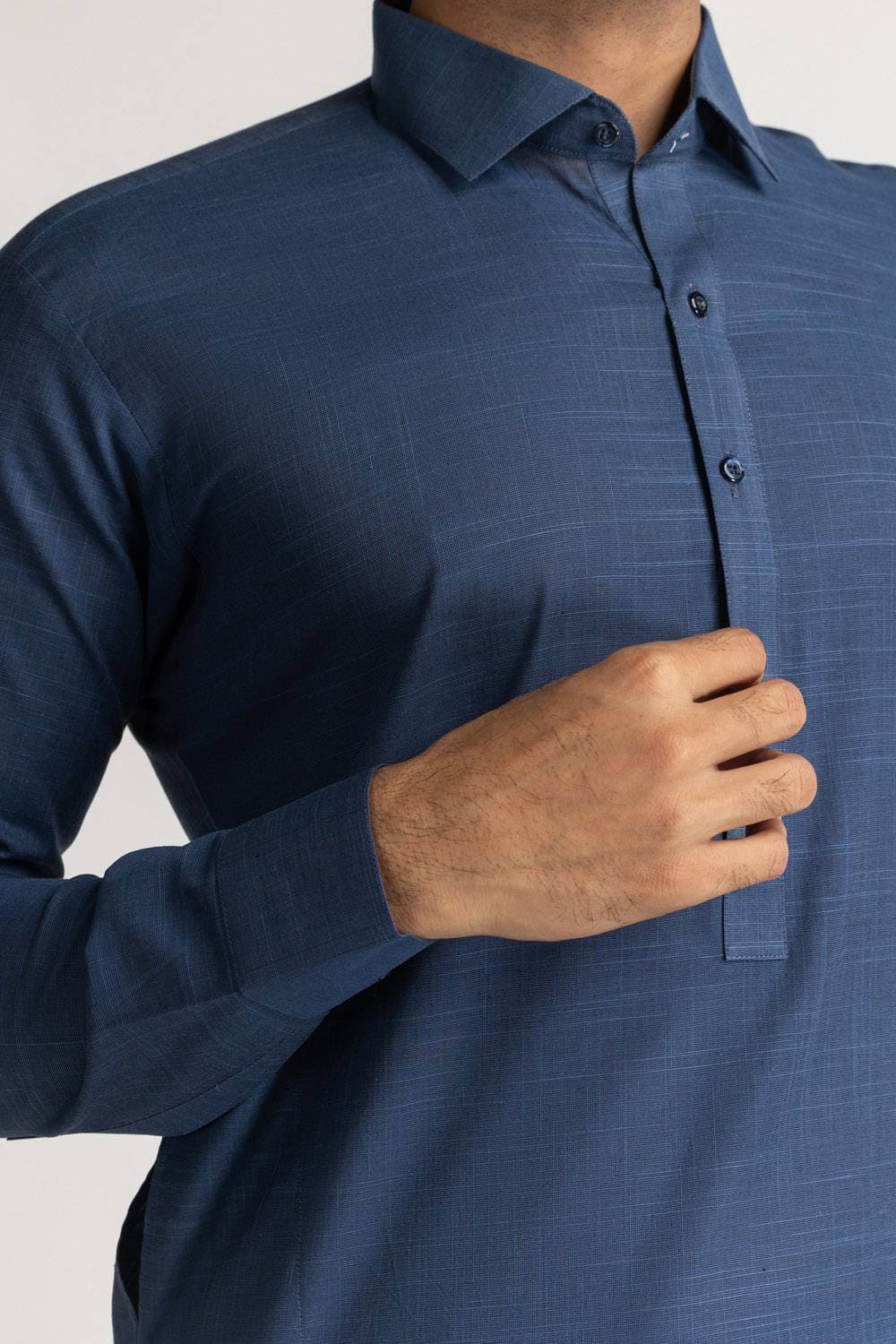 Concept Slub Unstitched Fabric Cotton-LF
