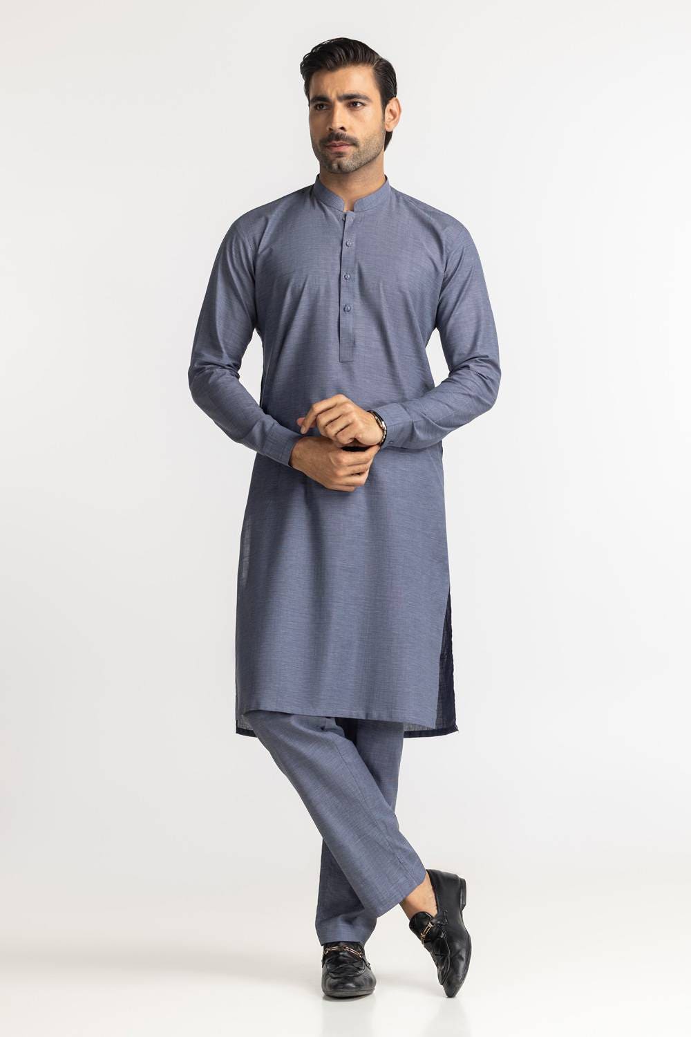 Concept Slub Unstitched Fabric Cotton-LF