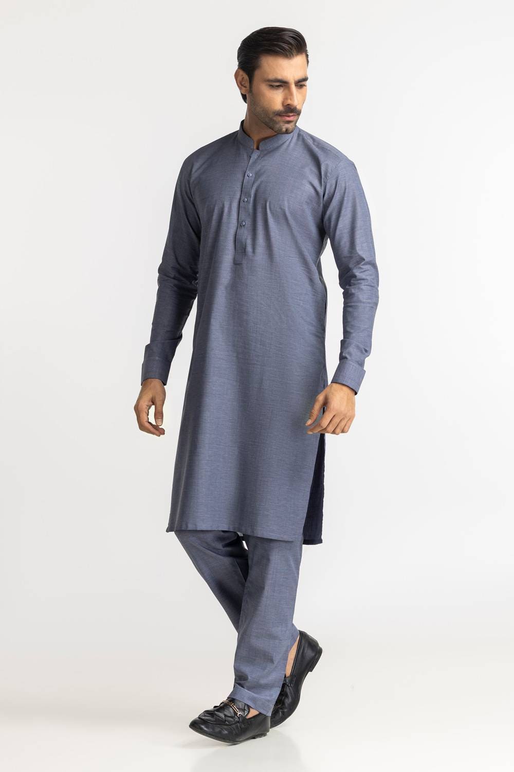 Concept Slub Unstitched Fabric Cotton-LF