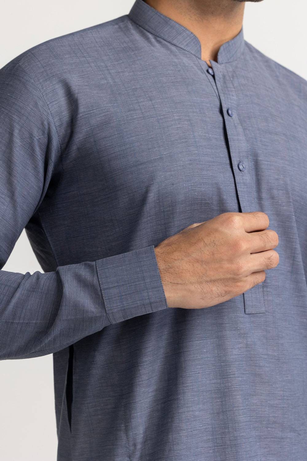Concept Slub Unstitched Fabric Cotton-LF