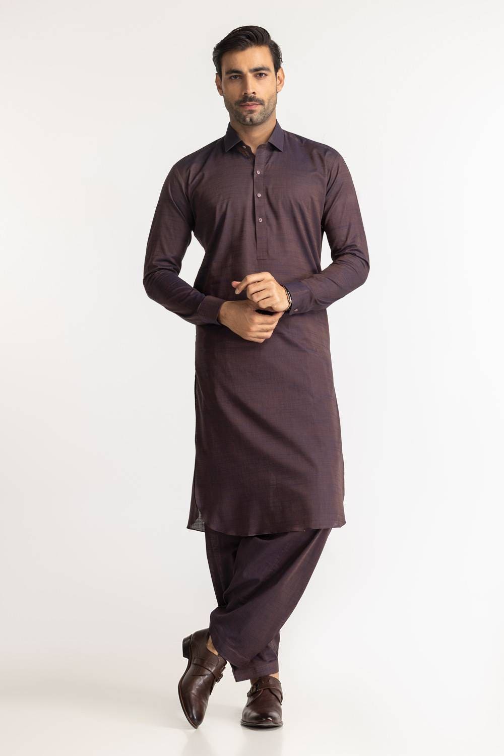 Concept Slub Unstitched Fabric Cotton-LF