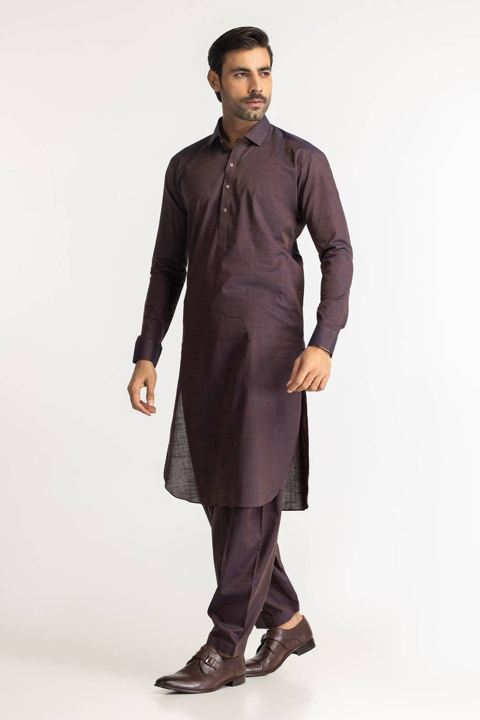 Concept Slub Unstitched Fabric Cotton-LF