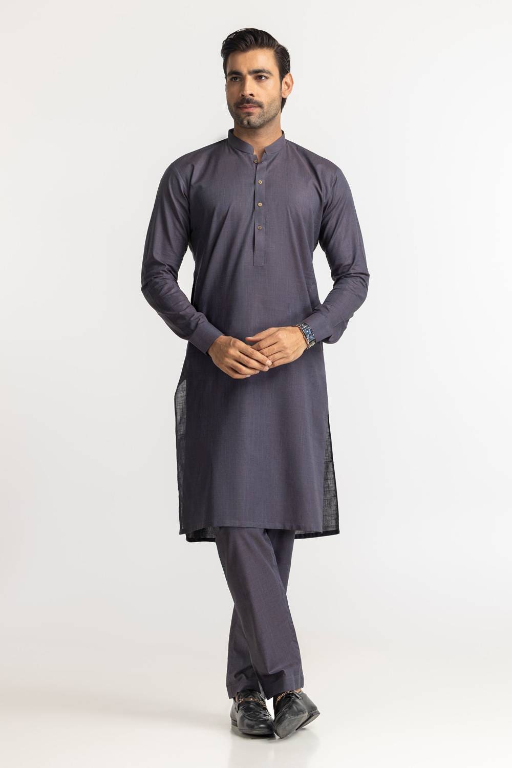 Concept Slub Unstitched Fabric Cotton-LF