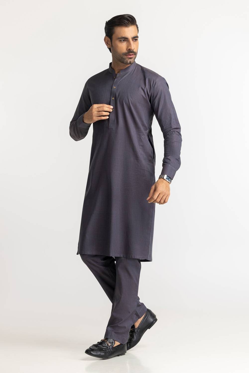 Concept Slub Unstitched Fabric Cotton-LF